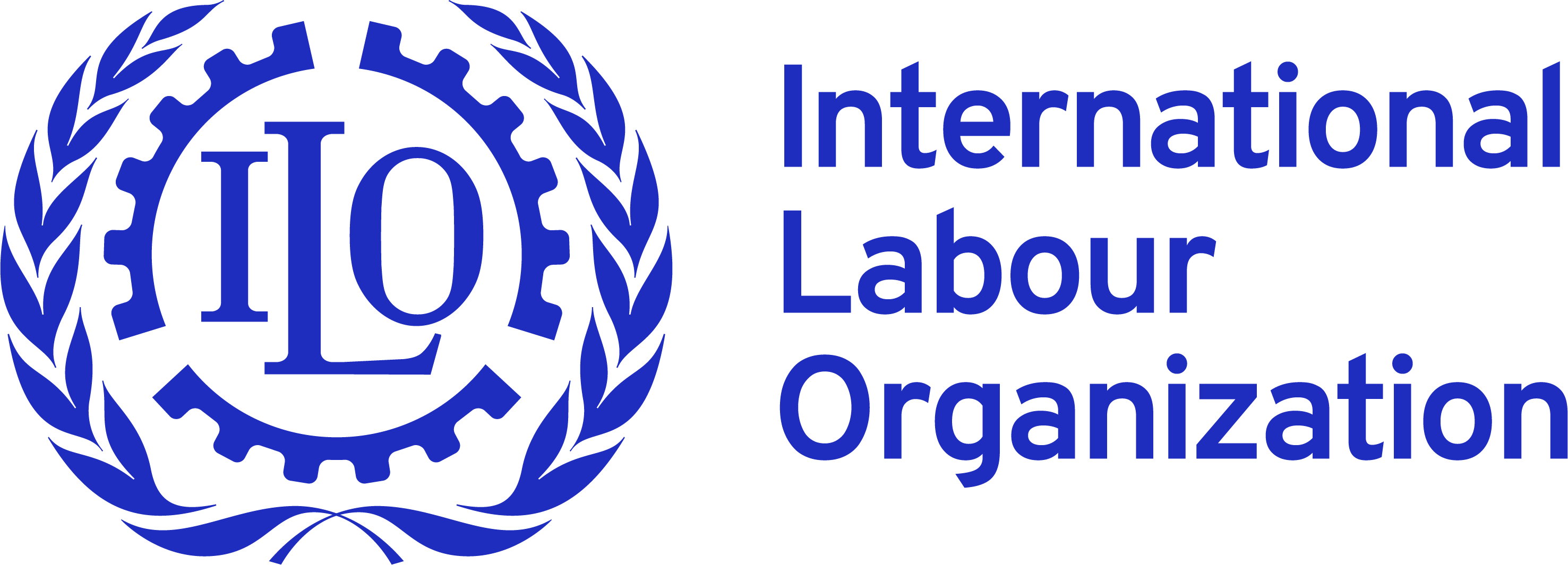 English Logo Organization Horizontal RGB Blue